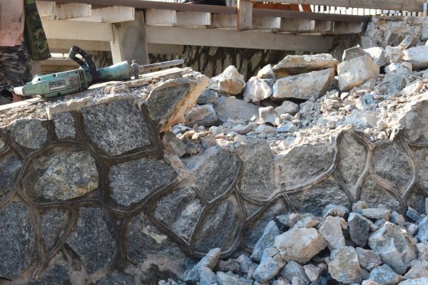 Retaining Wall Demolition in Saint Joseph